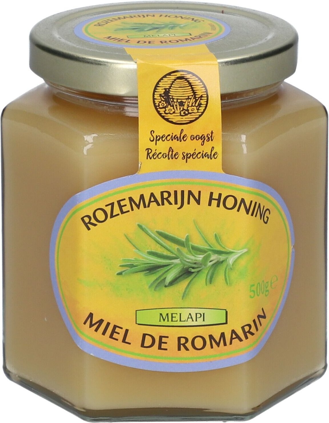 Melapi Honing Rozemarijn Zacht 500 g Creme