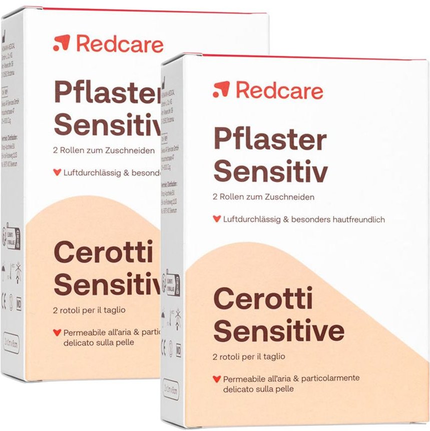Redcare Pflaster Sensitiv Doppelpack 2x1 St