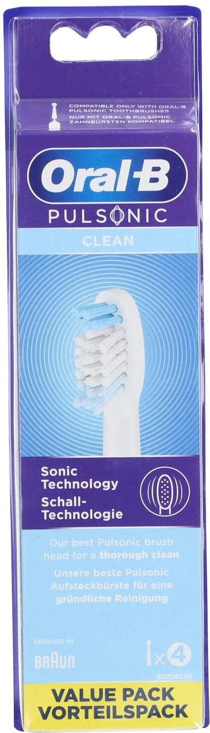 Thumbnail - Oral-B Aufsteckbürsten Pulsonic Clean 4 Stk St Zahnbürste