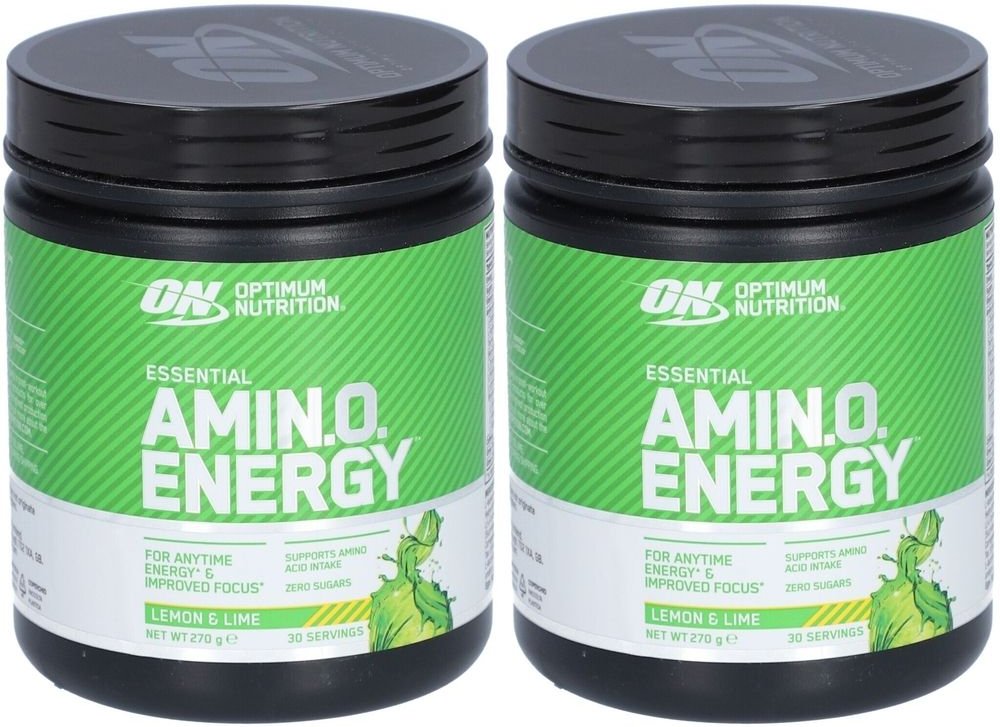 Optimum Nutrition Essential AmiN.O. Energy 270G LemOptimum Lime x2 2x272 g