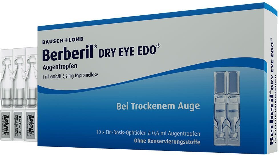 Berberil Dry Eye EDO Augentropfen 10x0,6 ml