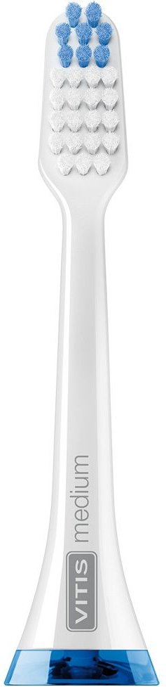 Vitis sonic Ersatzkopfbürsten medium 2 St Zahnbürste