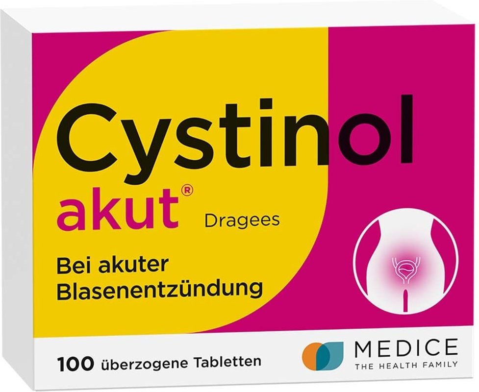 Cystinol akut Dragees 100 St Überzogene Tabletten