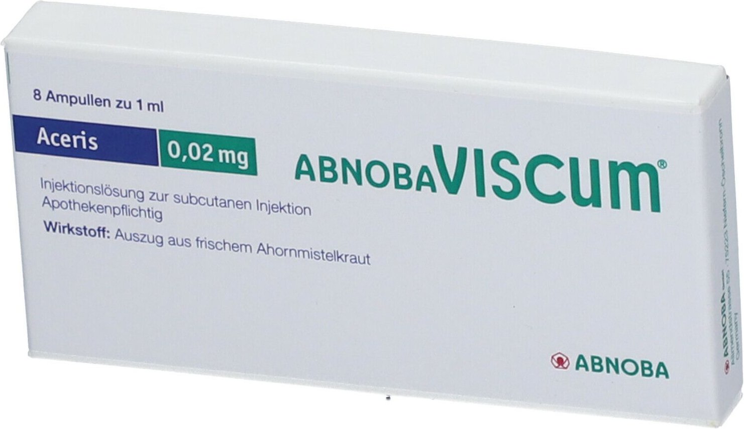 Abnobaviscum Aceris 0,02 mg Ampullen 8 St