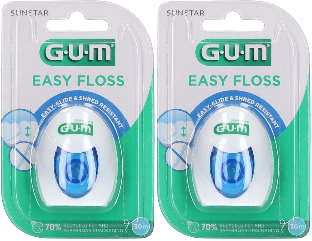 GUM Easy Floss Zahn GE 30M x2 2x1 St