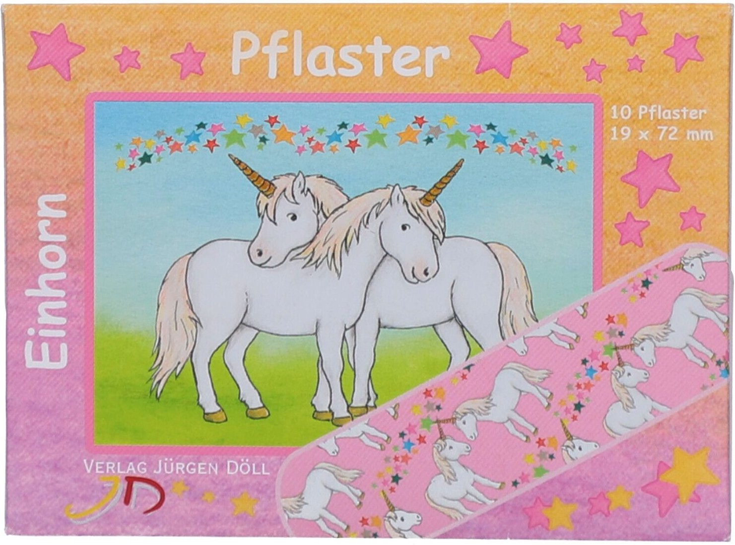 Kinderpflaster Einhorn Briefchen 10 St Pflaster