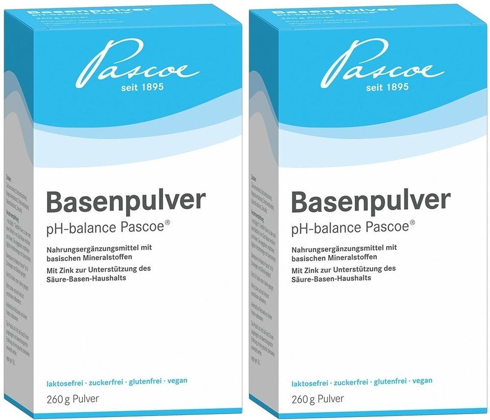 Basenpulver Pascoe 2x 2x260 g Pulver
