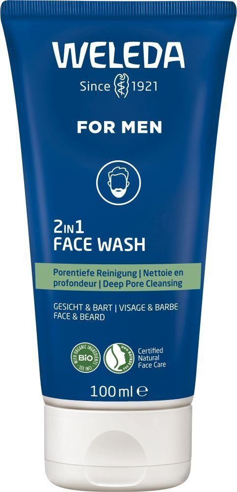 Weleda For Men 2in1 Face Wash 100 ml Seife