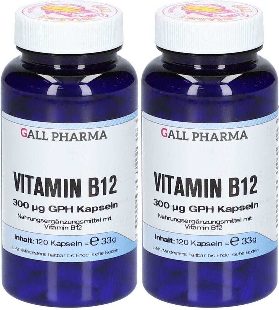 Vitamin B12 300 µg GPH Kapseln 2x 2x120 St