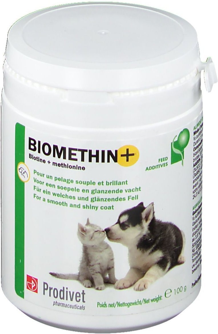 Biomethin Plus Hond en Kat 100 g Pulver