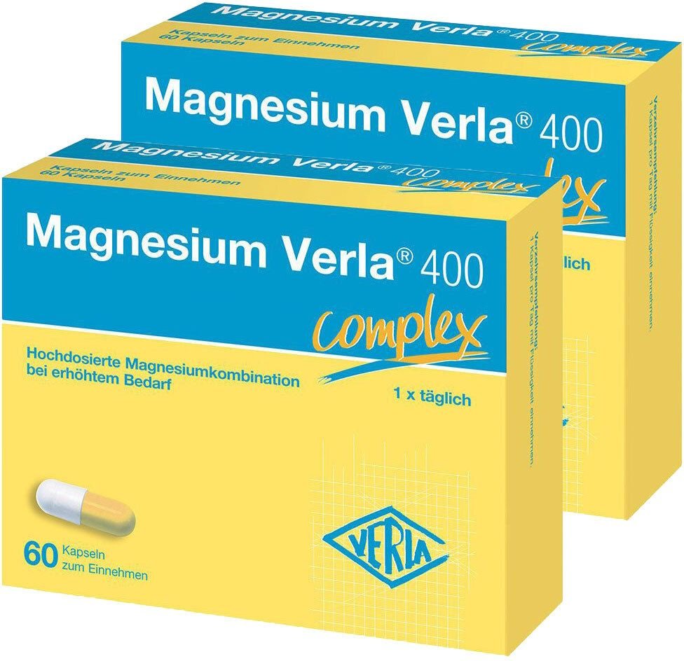 2er Set Magnesium Verla 400 2x60 St Kapseln