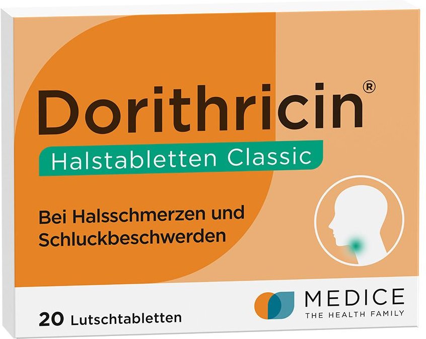 Dorithricin Halstabletten Classic bei Halsschmerzen