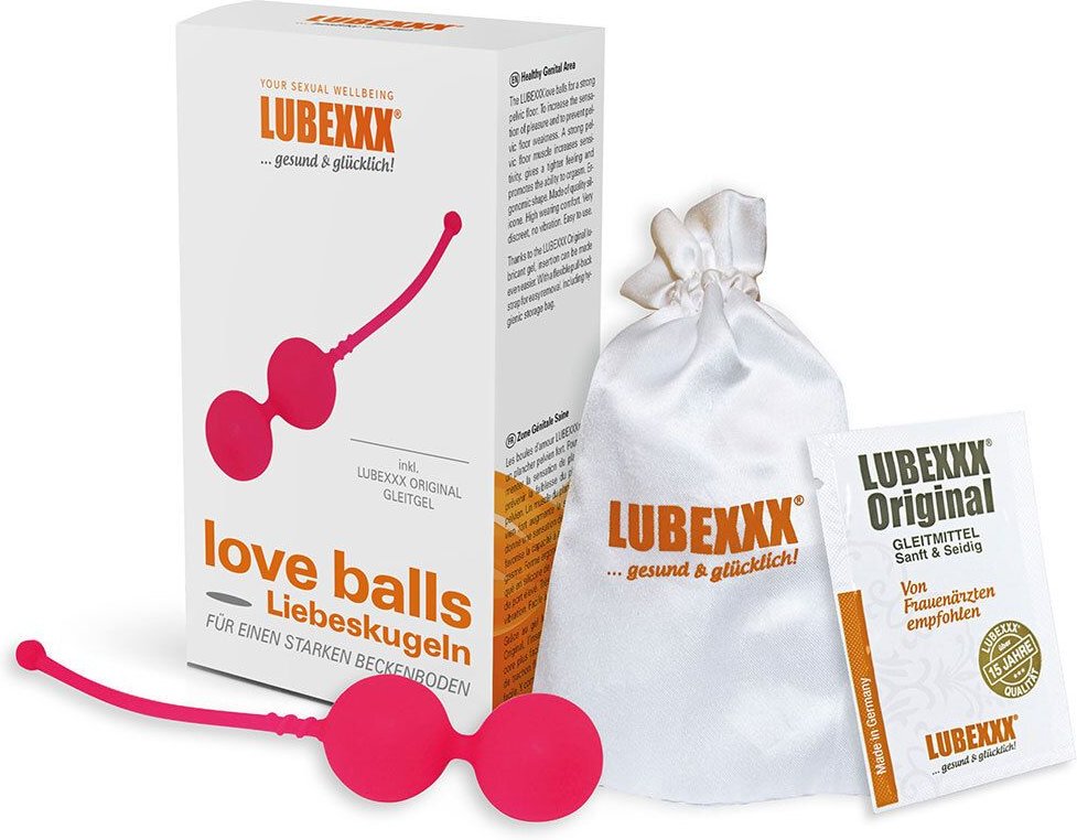 Lubexxx Liebeskugeln für Beckenbodentraining pink 1 St Beckenbodentrainer