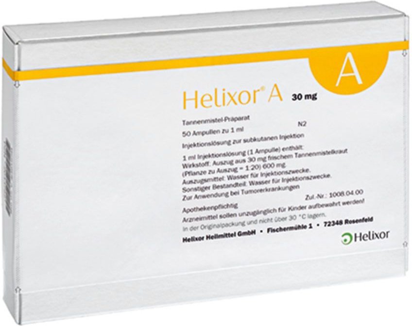Helixor A Ampullen 30 mg 50 St