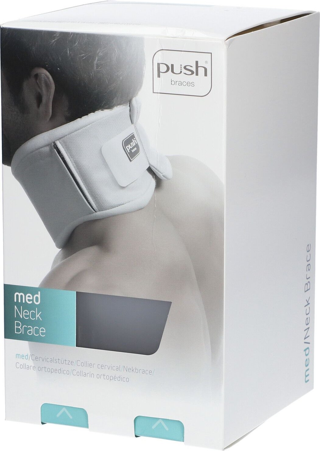 Push Med Nekbrace H10 27-36cm T1 1 St Bandage(s)