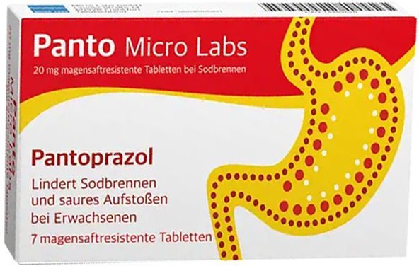 Panto Micro Labs 20 mg msr.Tabl.bei Sodbrennen 14 St Tabletten magensaftresistent