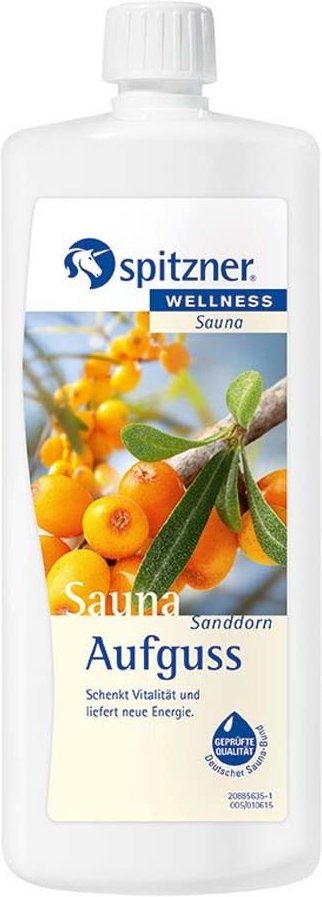 Spitzner Saunaaufguss Sanddorn Wellness 1000 ml Konzentrat