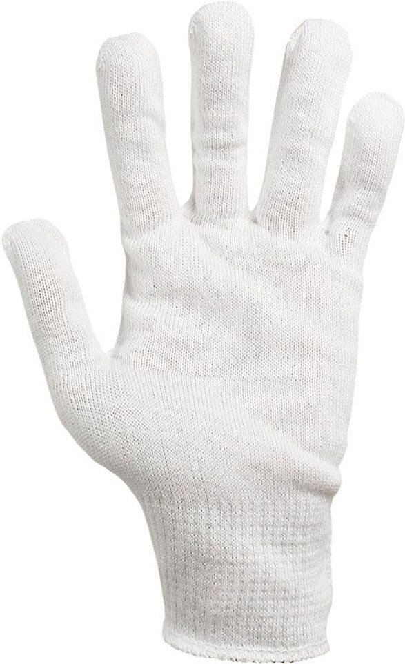 Handschuhe Strick Baumwolle Gr. 7 dünn 2 St