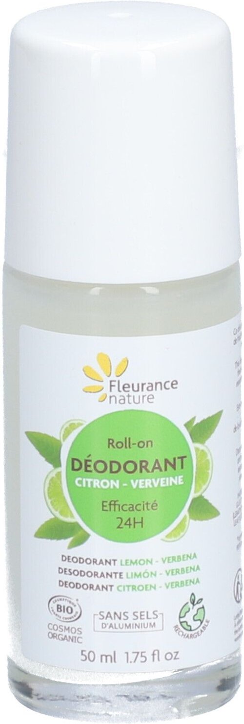 Fleurance Nature Roll-On Deodorant 24h Lemon - Verbena Bio 50 ml