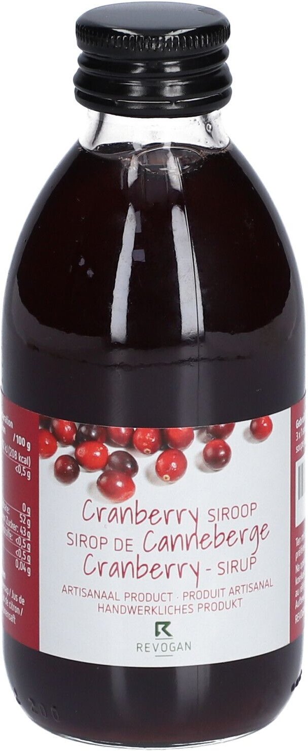 Revogan Cranberrysiroop ok NL 200 ml Sirup