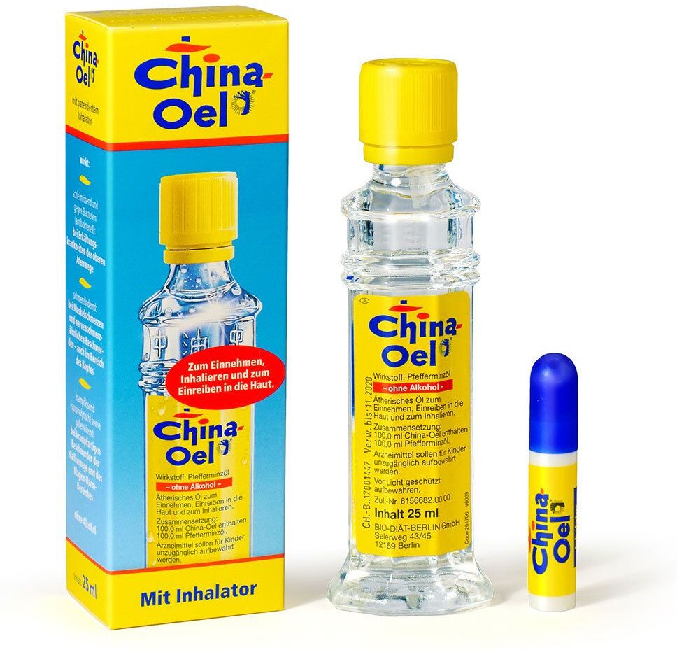 China ÖL mit Inhalator 25 ml Ätherisches Öl