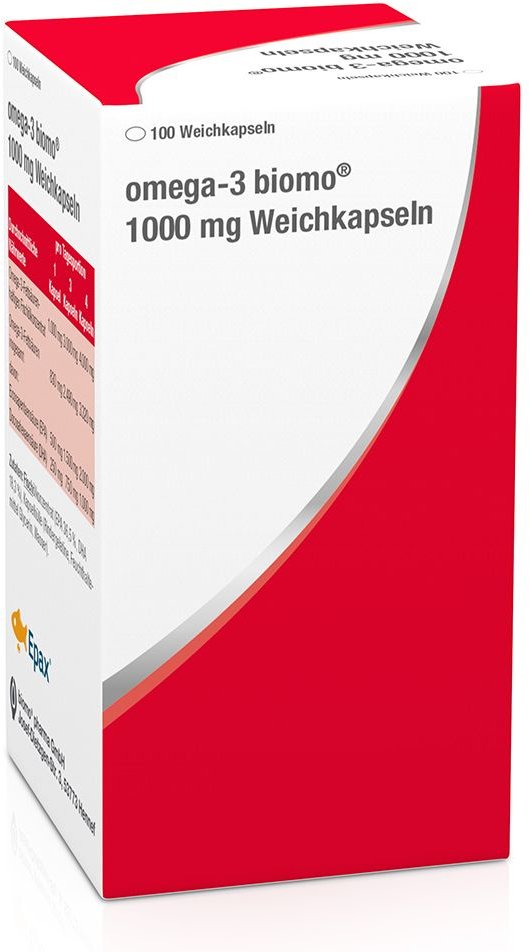 Omega-3 Biomo 1000 mg Weichkapseln 100 St