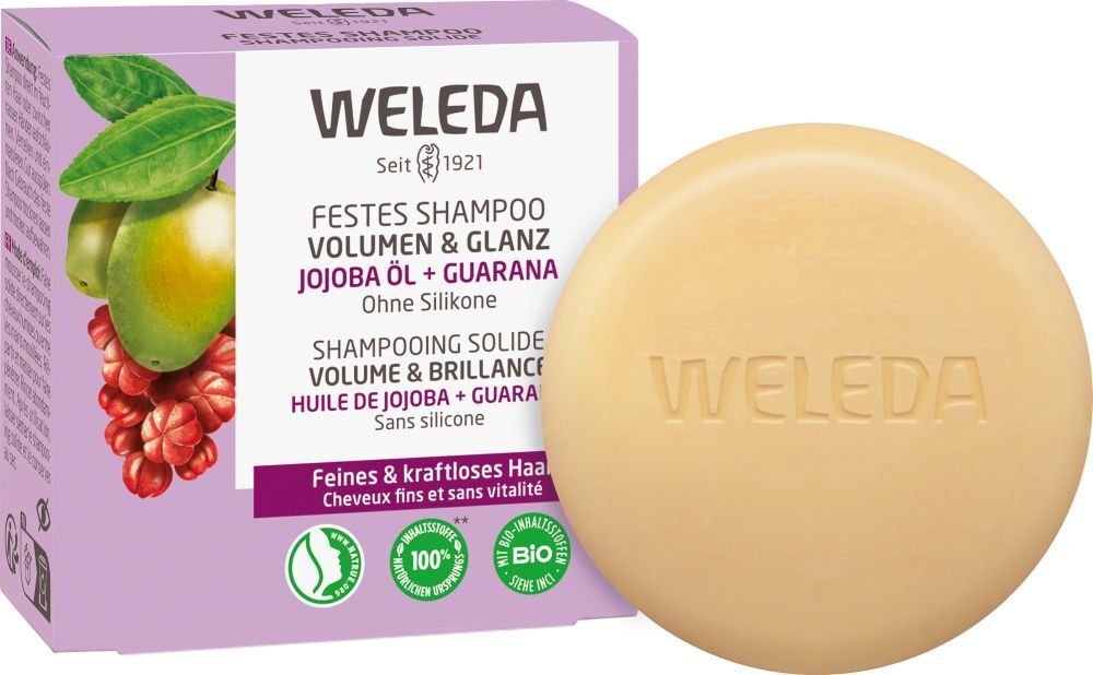 Thumbnail - Weleda festes Shampoo Volumen & Glanz 50 g