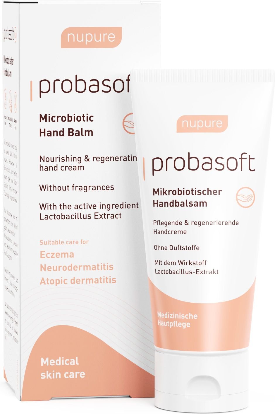 Nupure probasoft mikrobiotischer Handbalsam 50 g Creme