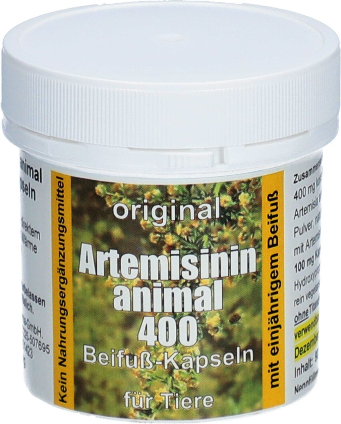 Artemisinin animal intense 400 mg Kapseln vet. 2x 2x150 St