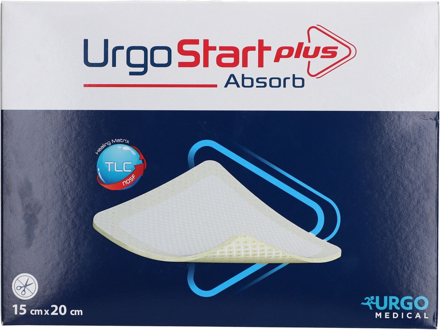 Urgostart Plus Absorb 15x20 cm Wundeauflage 5 St Verband