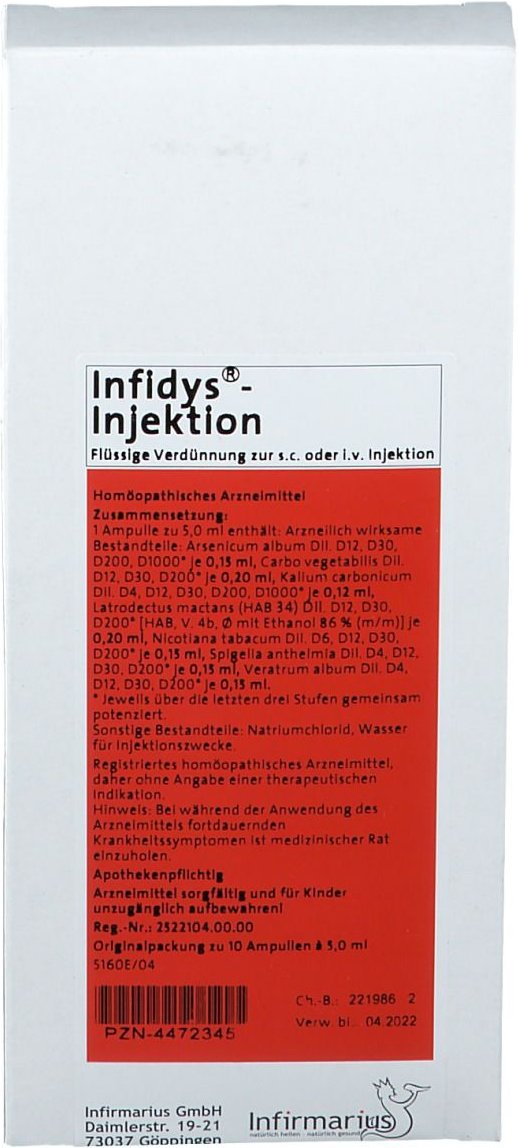 Infidys Injektion Ampullen