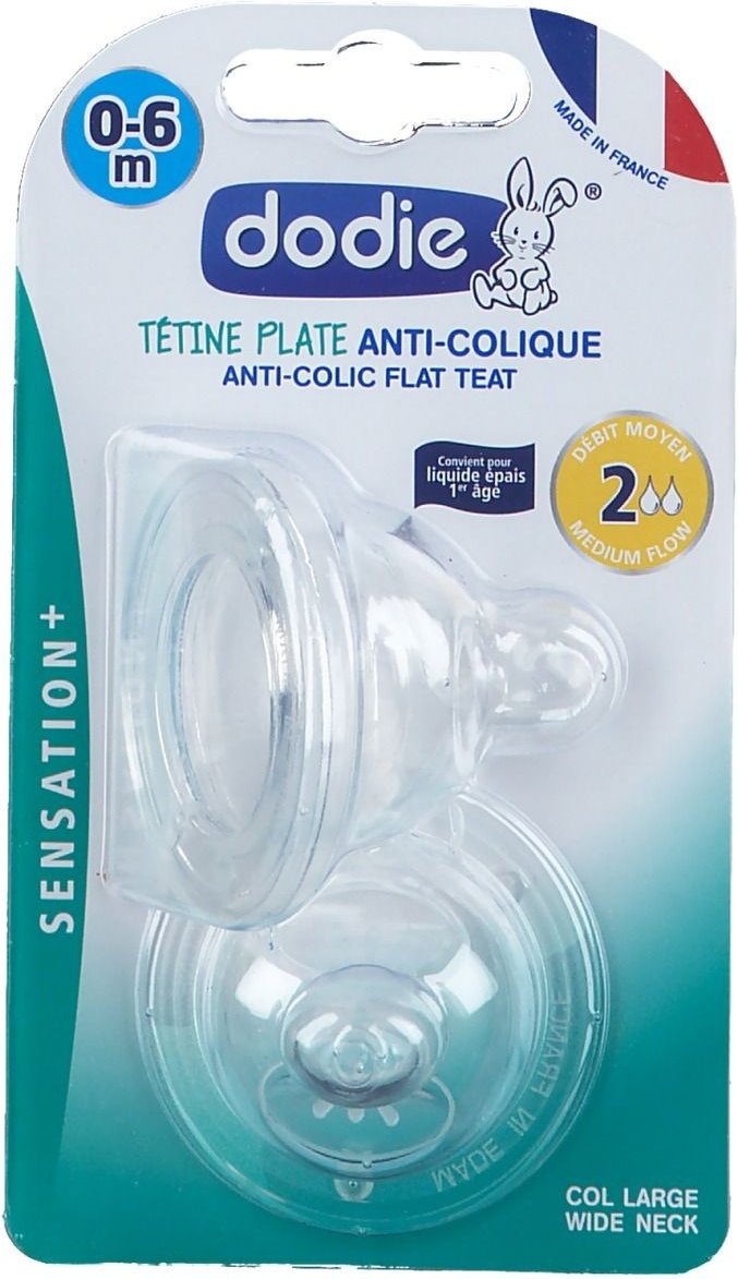Dodie Zuigspeen Sensation Breed Gat 0-6m 2 St Sauger