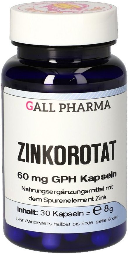 Zinkorotat 60 mg GPH Kapseln 30 St
