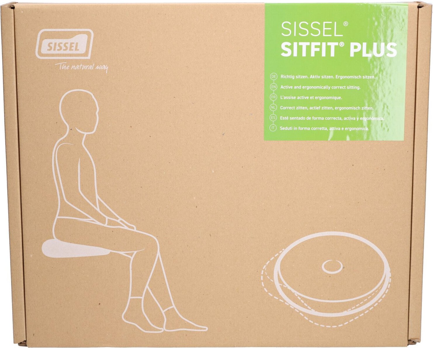 Sissel Sitfit Plus Ballkissen 37cm black 1 St Sonstige