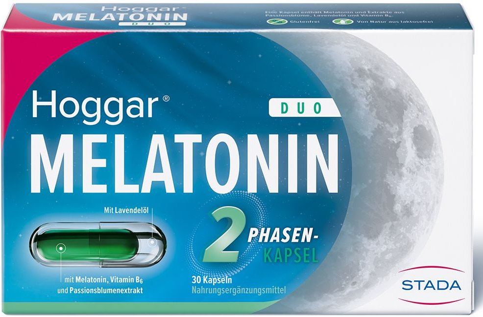 Hoggar Melatonin DUO Einschlaf-Kapseln 30 St Kapseln