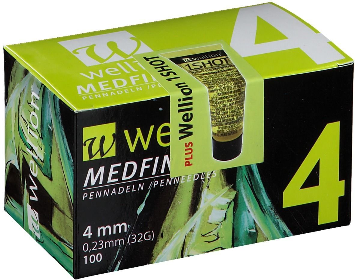 Wellion Medfine plus Pen-Nadeln 4 mm 100 St Kanüle