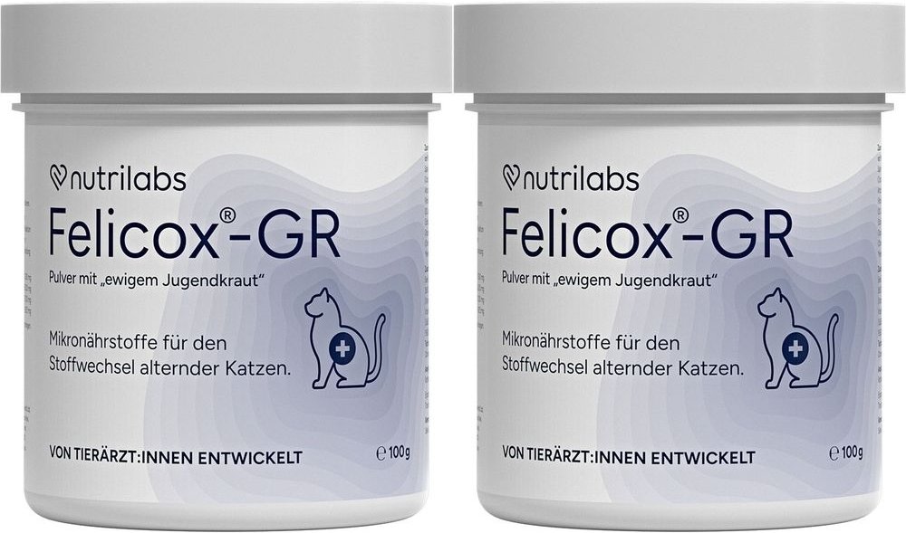 Felicox GR Ergänzungsfuttermittel Pulver f.Katzen 2x 2x100 g