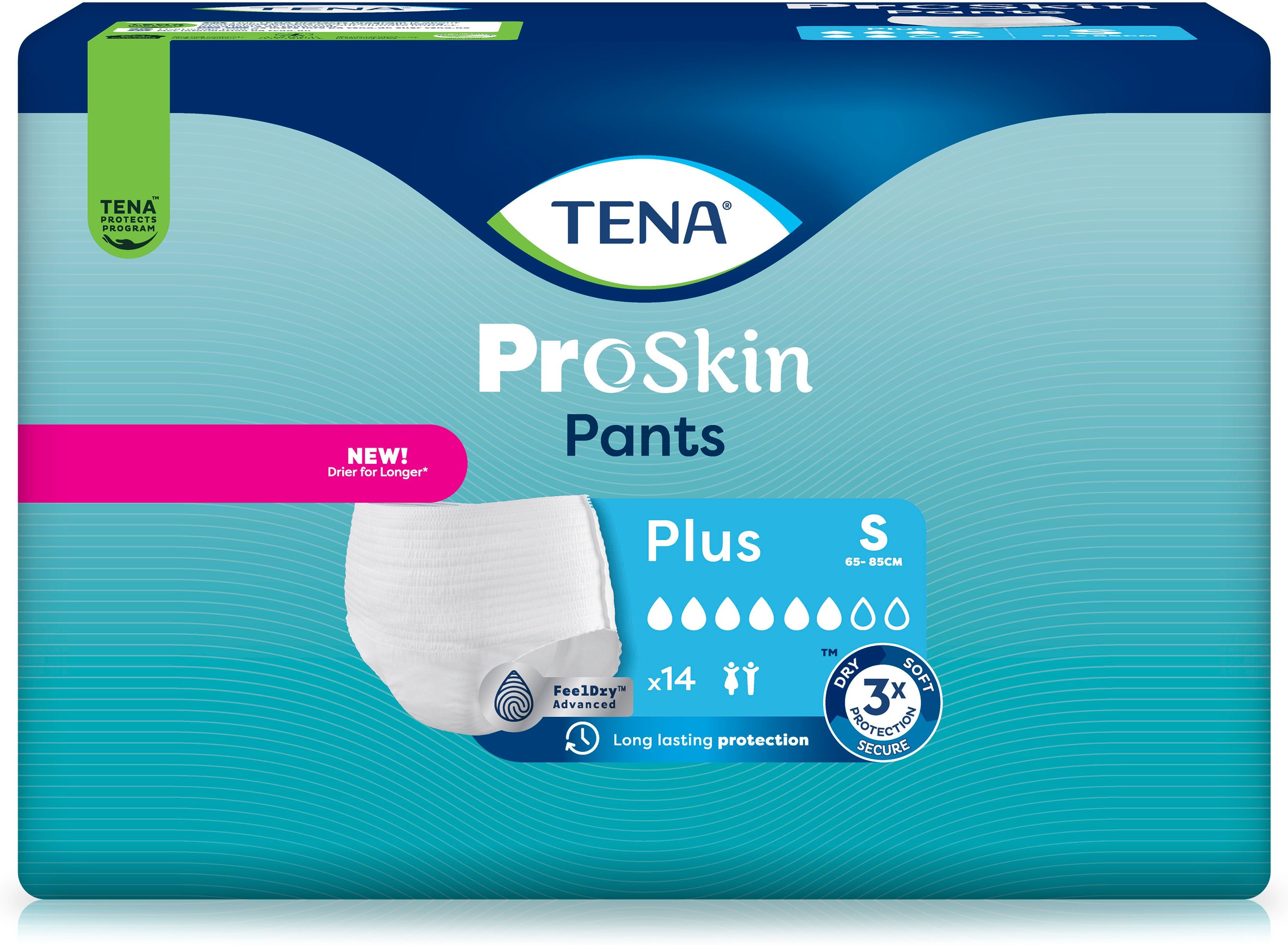 Tena Pants Plus S bei Inkontinenz 14 St Einweghosen