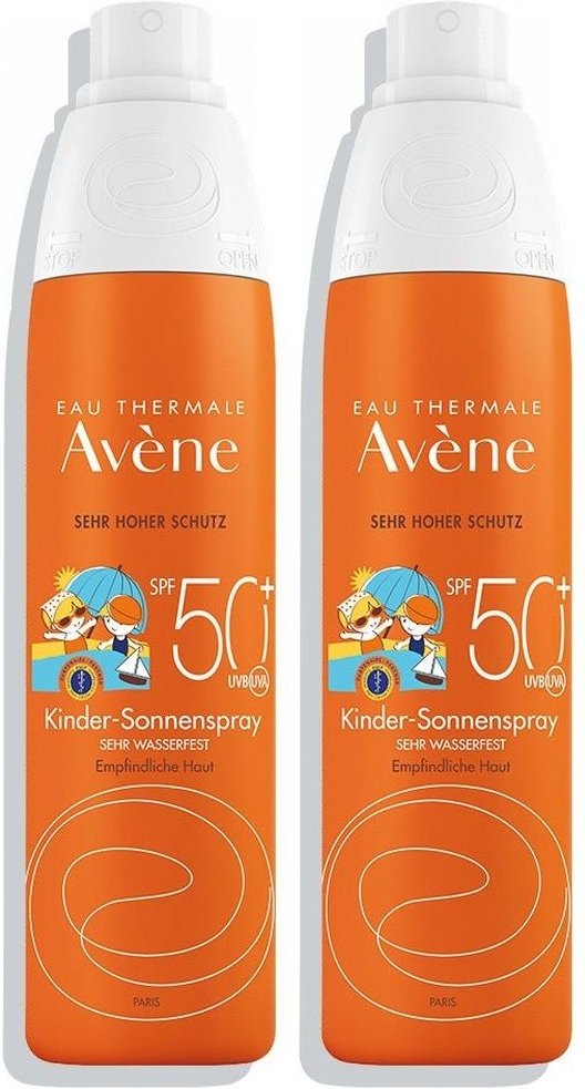 Avene SunSitive Kinder Sonnenspray SPF 50+ 2x 2x200 ml Spray