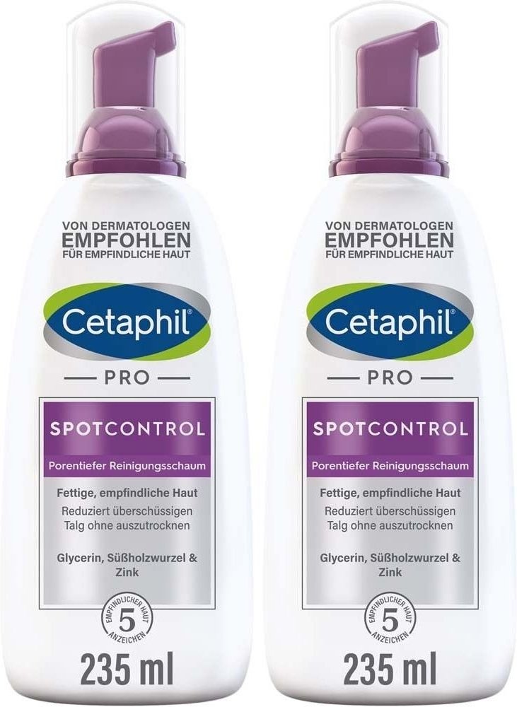 Cetaphil Pro Spot Control porent.Reinigungsschaum 2x 2x235 ml Schaum