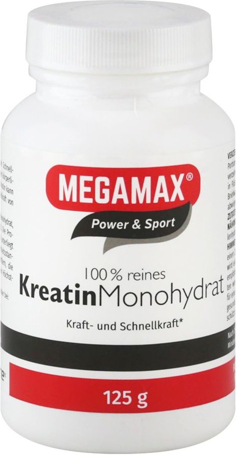 Kreatin Monohydrat 100% Megamax Pulver 125 g