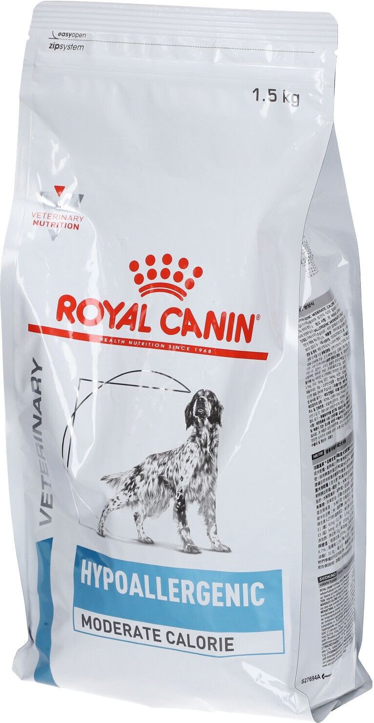 Royal Canin Canine Hypoallergenic Moderate Calorie 1,5 kg Pellets