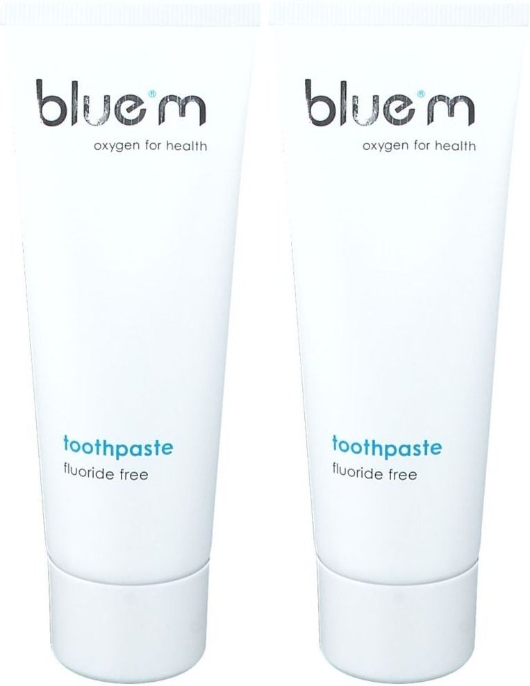 Bluem Tandpasta Fluoride Free x2 2x75 ml Zahnpasta