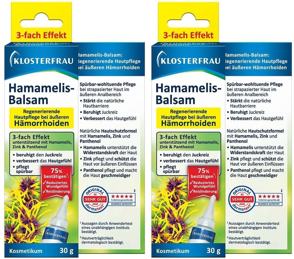 Klosterfrau Hamamelis-Balsam 2x 2x30 g Balsam
