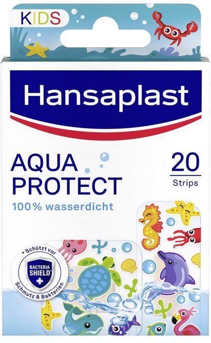 Hansaplast Kinder Pflasterstrips Aqua Protect 20 St Pflaster