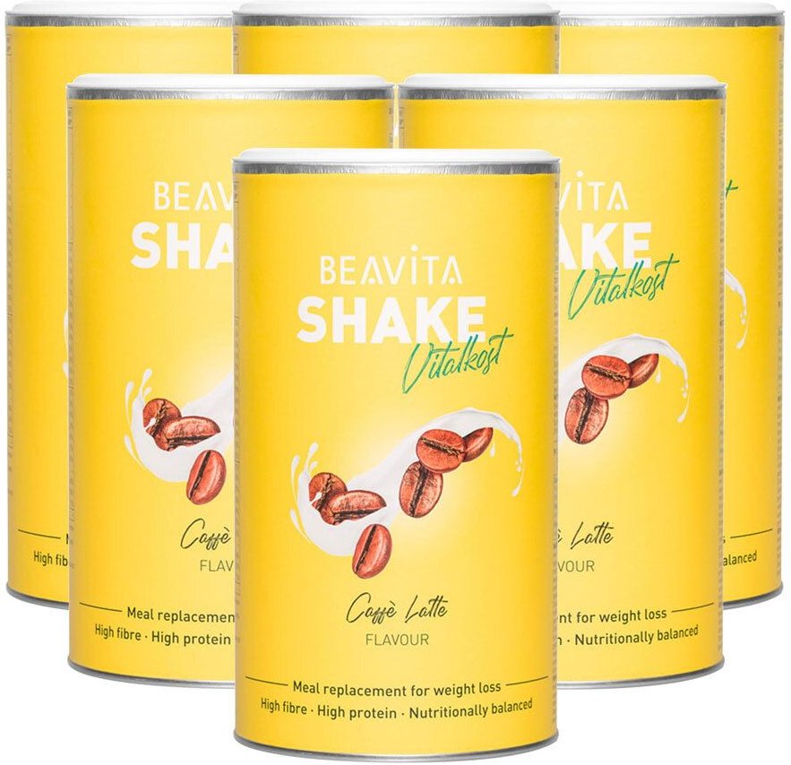 Beavita Profi Diät-Paket, Caffè Latte 6x572 g Pulver