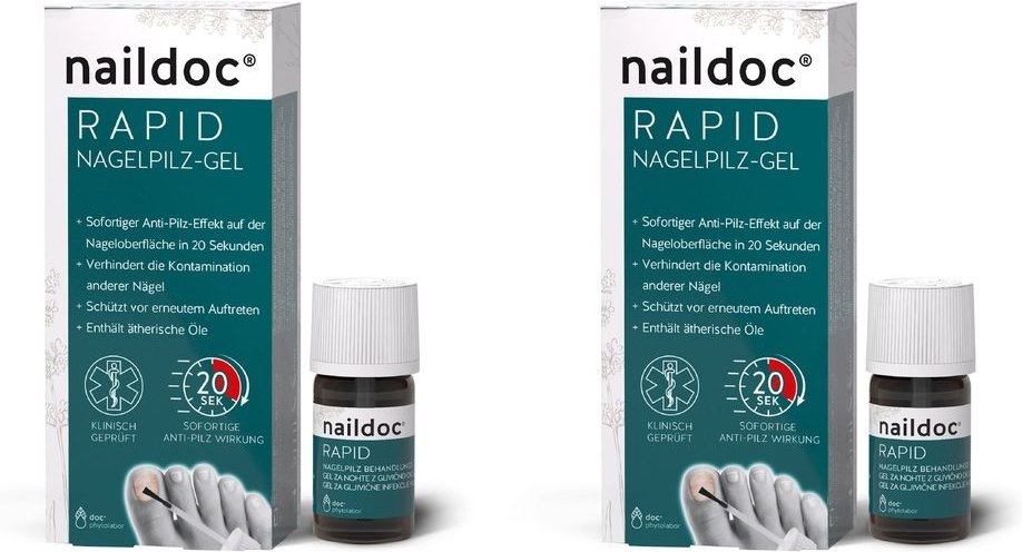 Naildoc Rapid Nagelpiz Behandlungs-Gel 2x 2x5 ml Gel