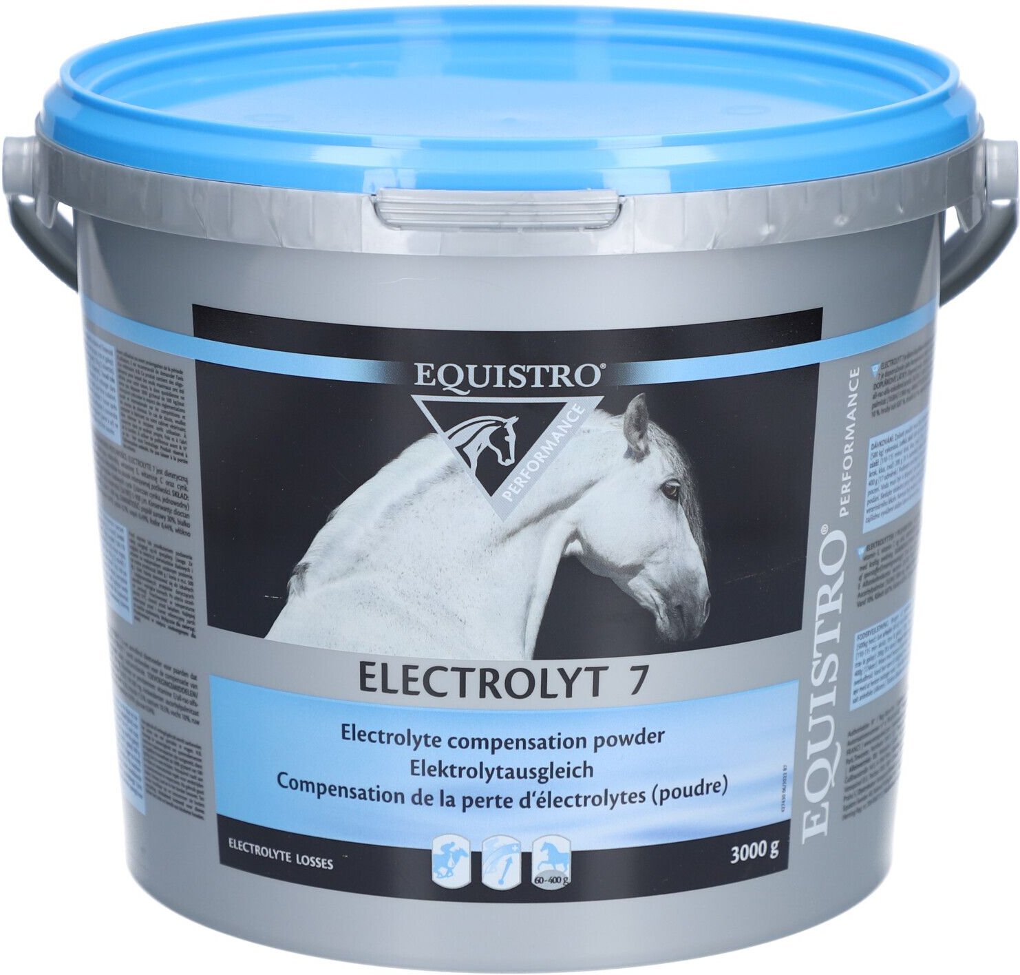 Equistro Electrolyt 7 Erg.Futterm.Pulver f.Pferde 3 kg Pulver