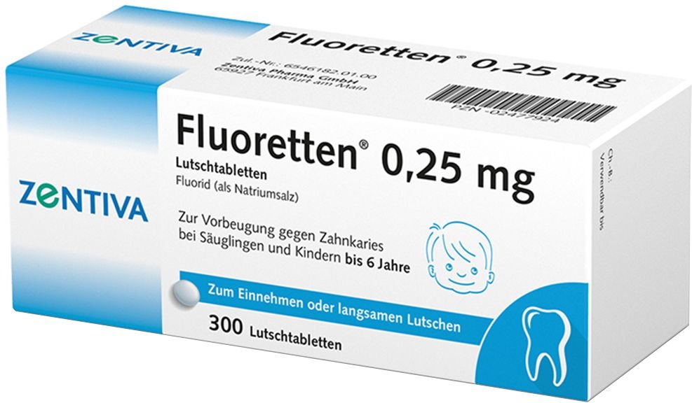 Fluoretten 0,25 mg Tabletten
