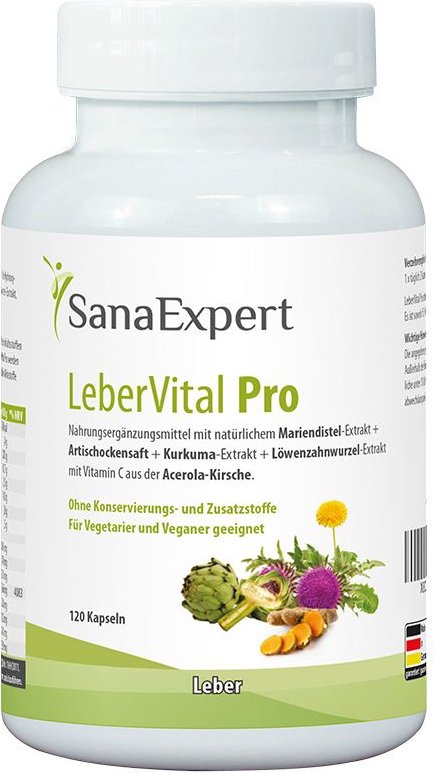 Sanaexpert LeberVital Pro Kapseln 120 St